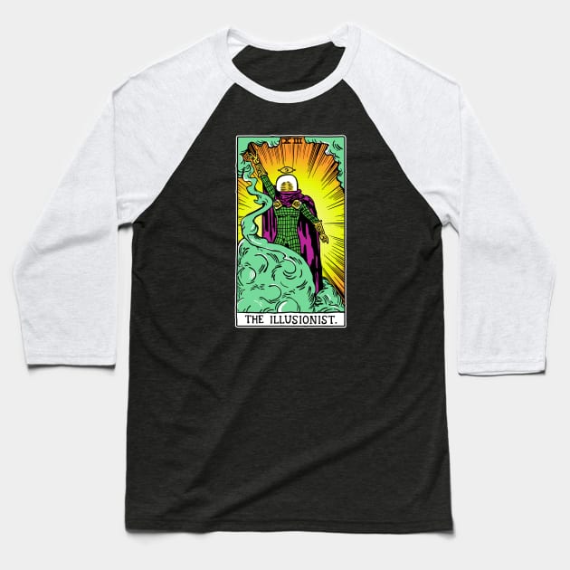 The Illusionist v2 (Collaboration with demonigote) Baseball T-Shirt by goliath72